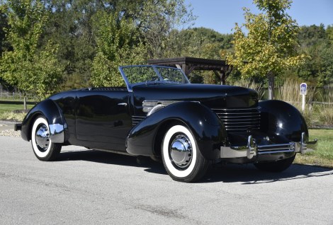 Supercharged 1937 Cord 812 Sportsman Convertible Coupe