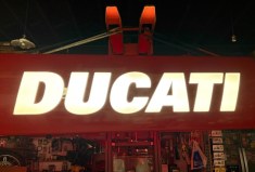 No Reserve: Illuminated Ducati Sign