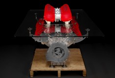 No Reserve: Ferrari F136 Engine Coffee Table